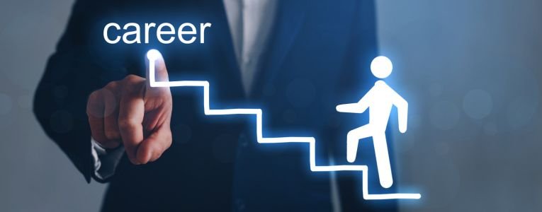 Development career growth, success and progress concept.⁠