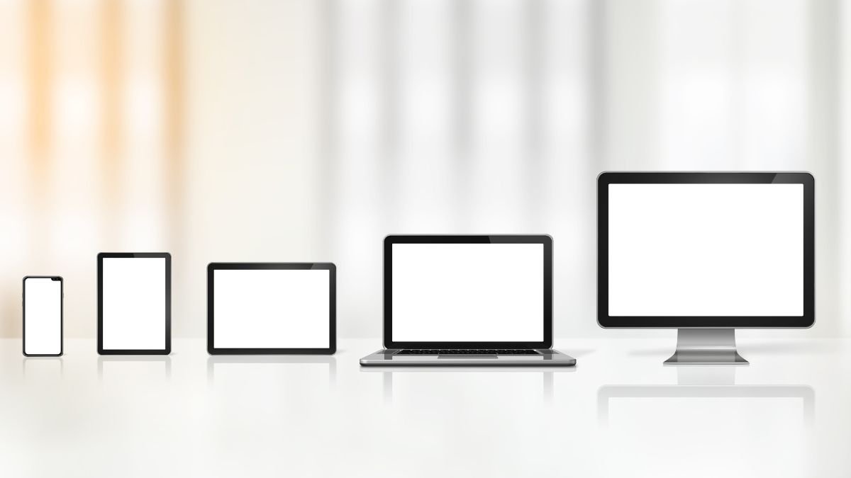 Computer, Laptop, Mobile Phone and Digital Tablet Pc, used for